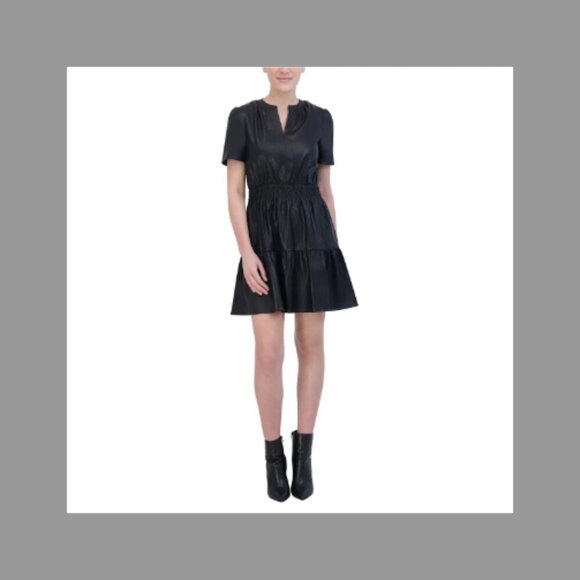 Vigoss Dresses & Skirts - Vigoss Ladies' Faux Leather Dress, Black